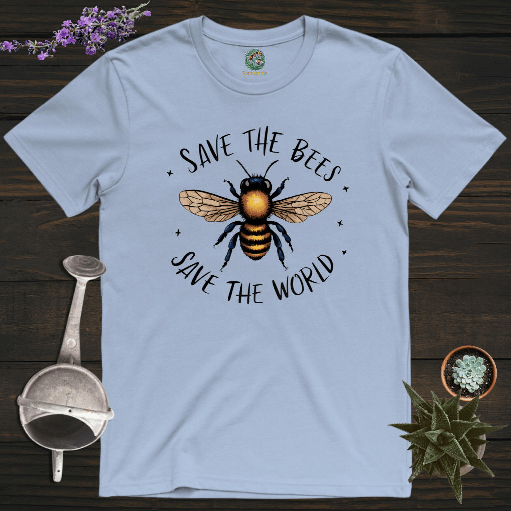 Sproutsmith T-Shirt Light Blue / S Save the Bees T-Shirt