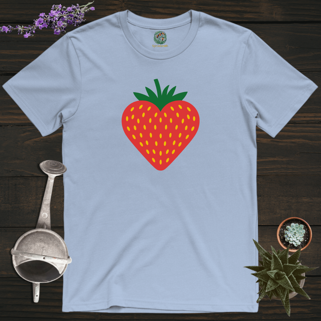 Sproutsmith T-Shirt Light Blue / S Strawberry Heart T-Shirt