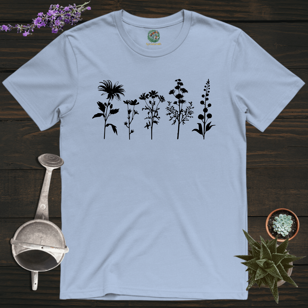 Sproutsmith T-Shirt Light Blue / S Wild Flowers T-Shirt