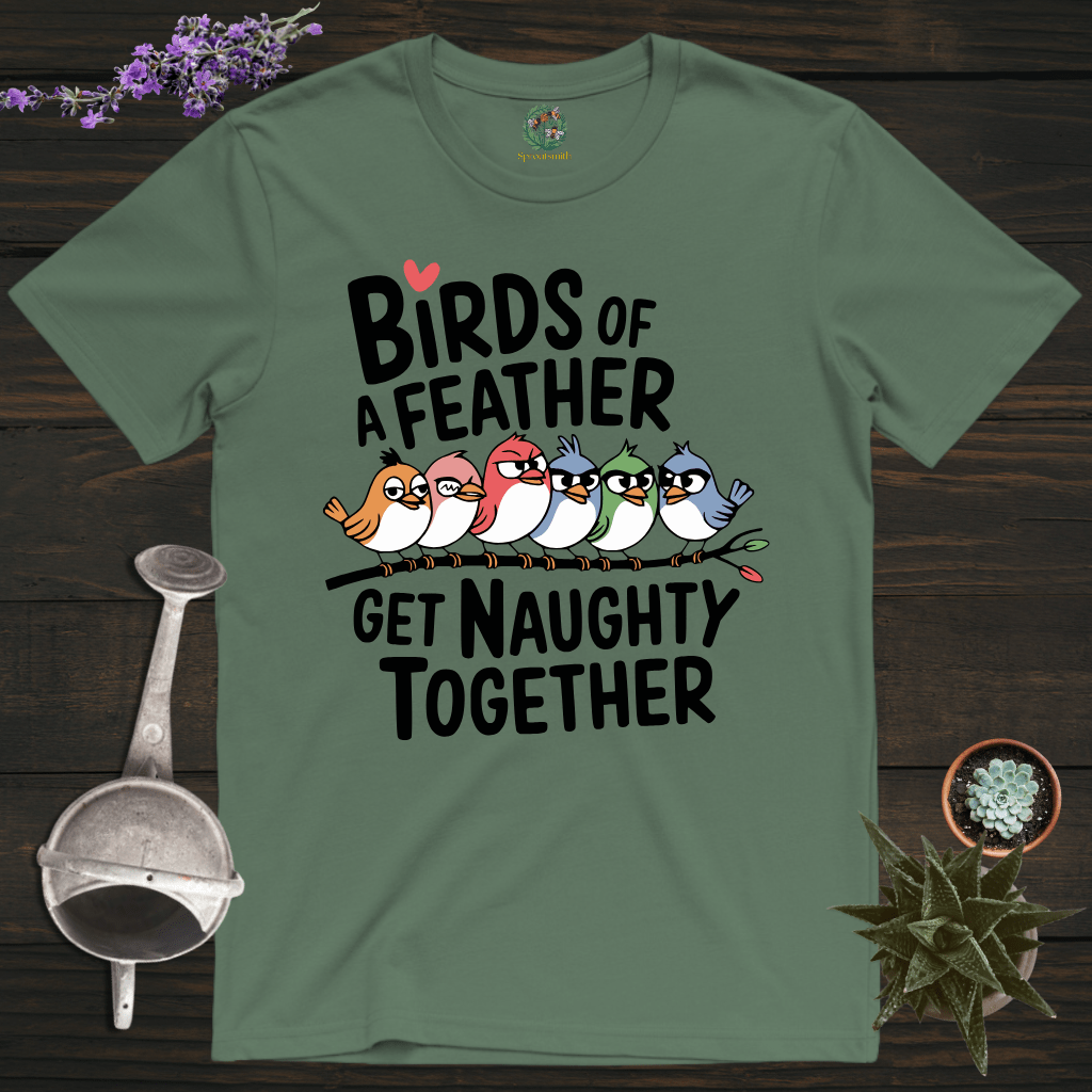 Sproutsmith T-Shirt Military Green / S Birds of a Feather T-Shirt