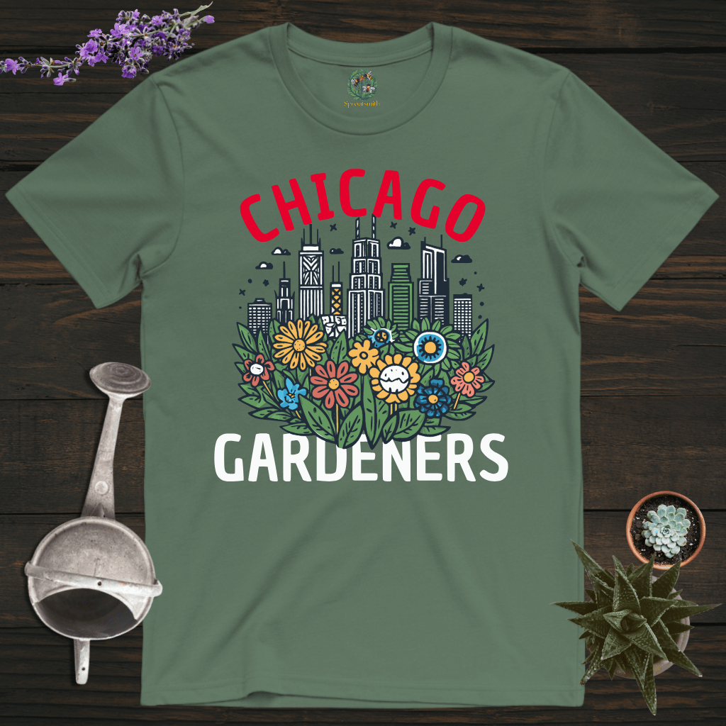 Sproutsmith T-Shirt Military Green / S Chicago Gardeners T-Shirt