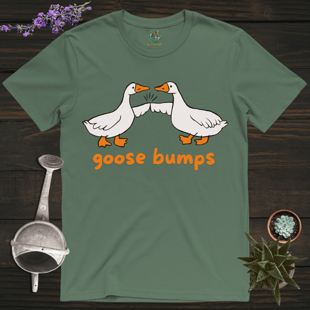 Sproutsmith T-Shirt Military Green / S Goose Bumps T-Shirt