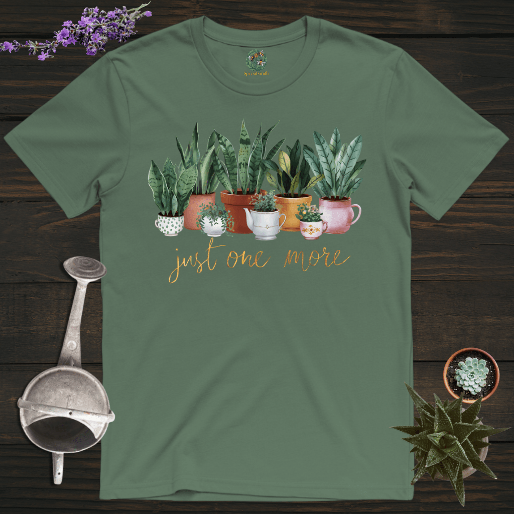 Sproutsmith T-Shirt Military Green / S One More Plant T-Shirt