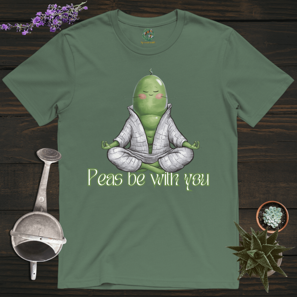 Sproutsmith T-Shirt Military Green / S Peas Be With You T-Shirt