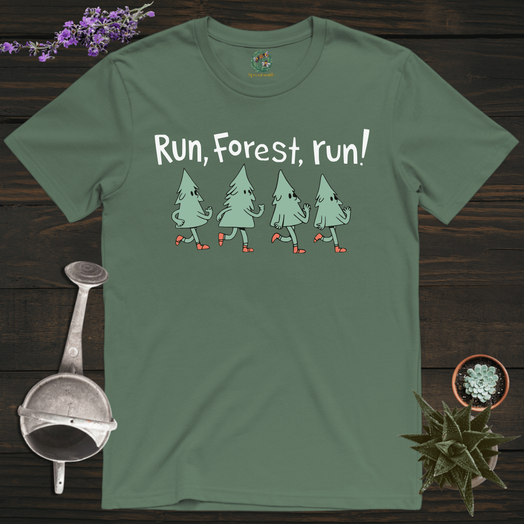 Sproutsmith T-Shirt Military Green / S Run Forest Run T-Shirt