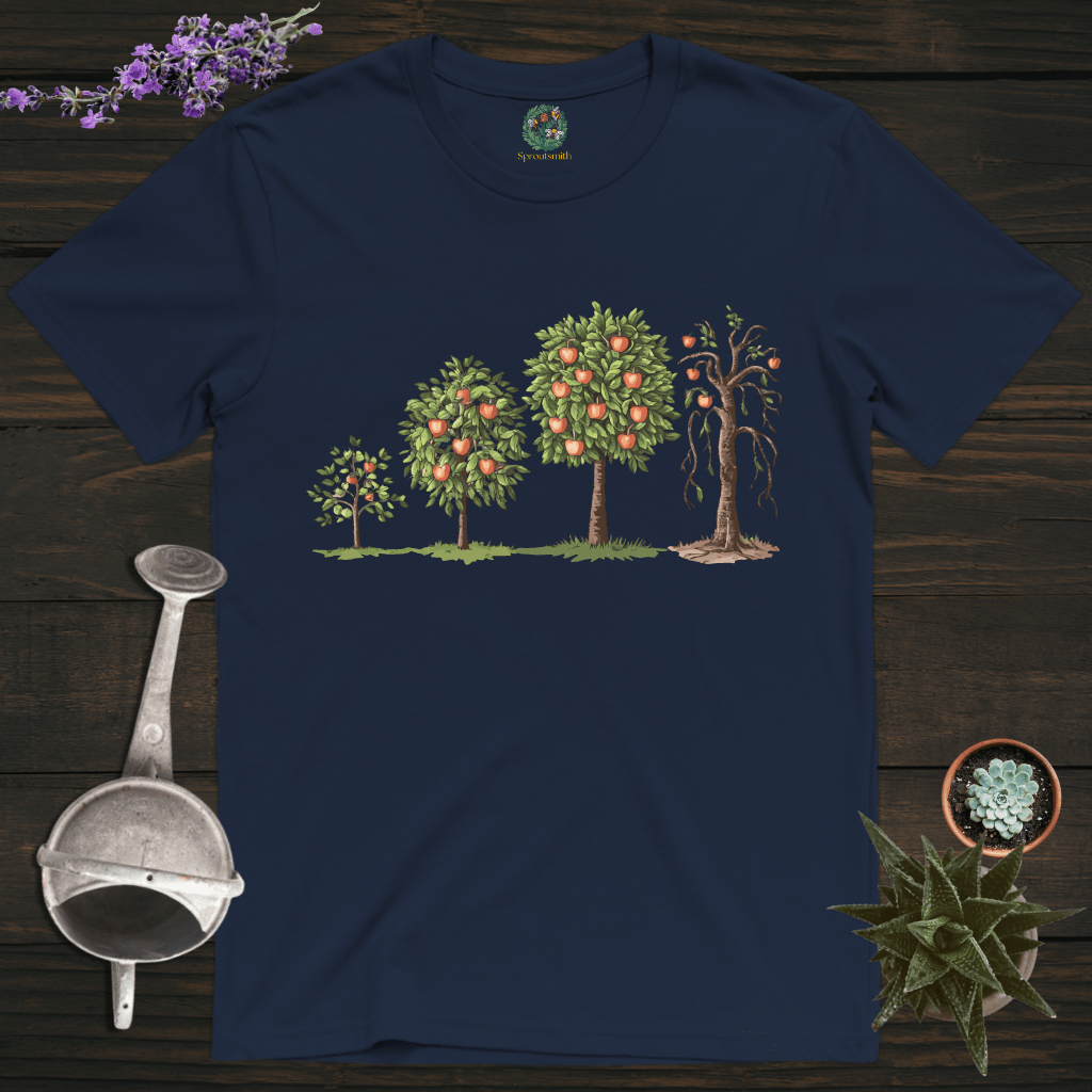 Sproutsmith T-Shirt Navy / S Apple Trees T-Shirt