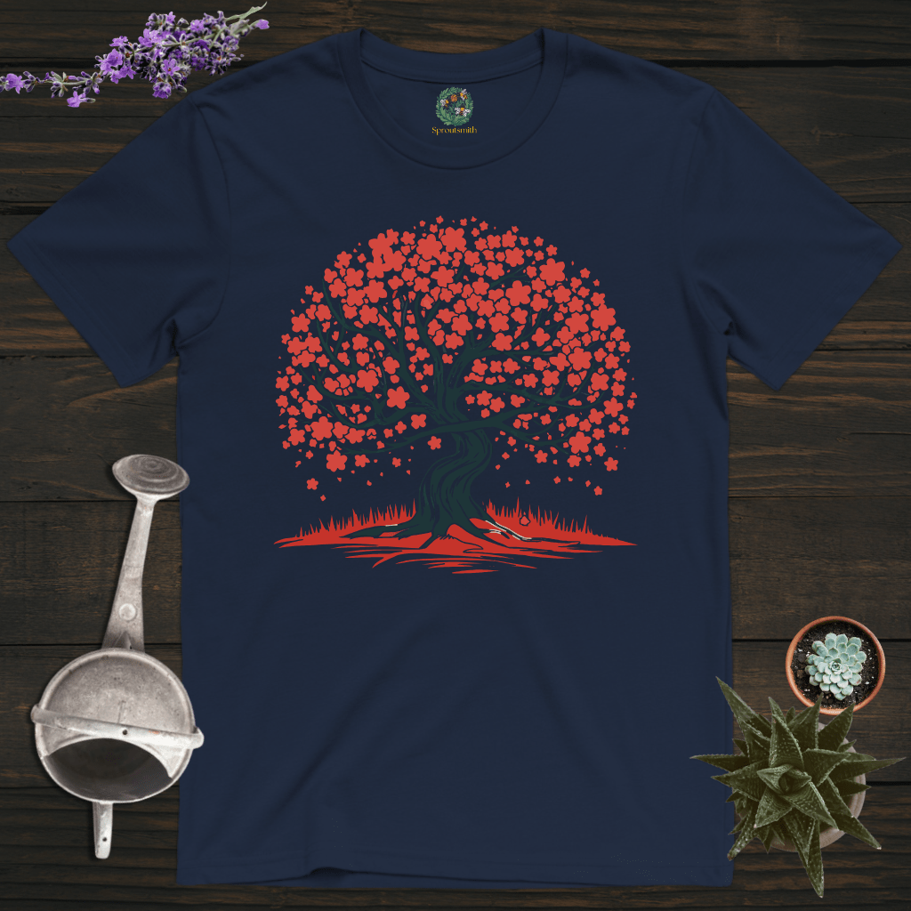 Sproutsmith T-Shirt Navy / S Cherry Blossom T-Shirt
