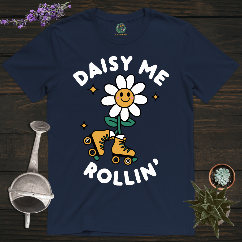Sproutsmith T-Shirt Navy / S Daisy Me Rolling T-Shirt