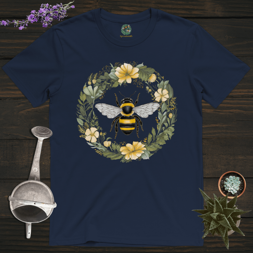 Sproutsmith T-Shirt Navy / S Floral Bee T-Shirt