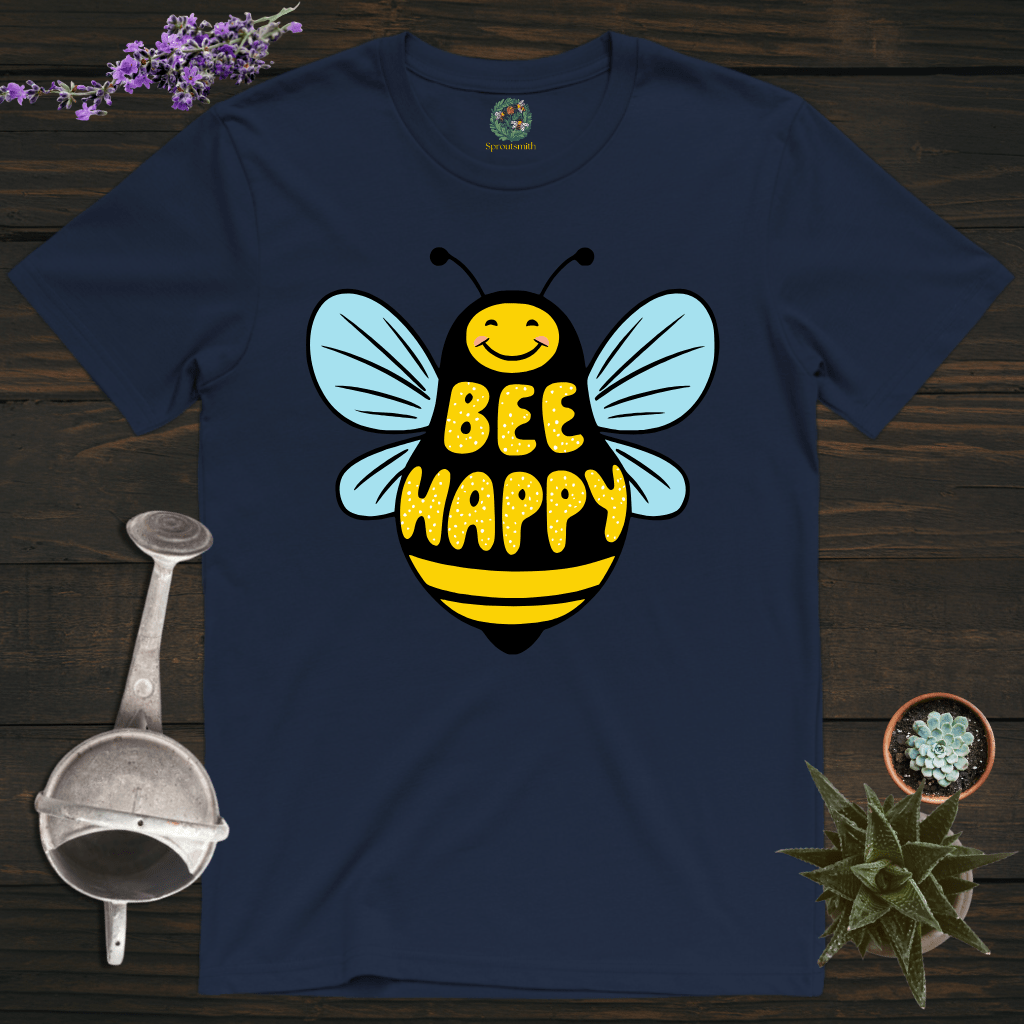 Sproutsmith T-Shirt Navy / S Happy Bee T-Shirt