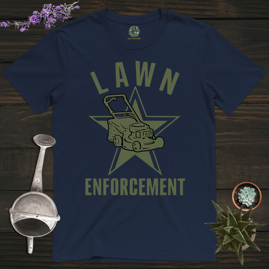 Sproutsmith T-Shirt Navy / S Lawn Enforcement T-Shirt