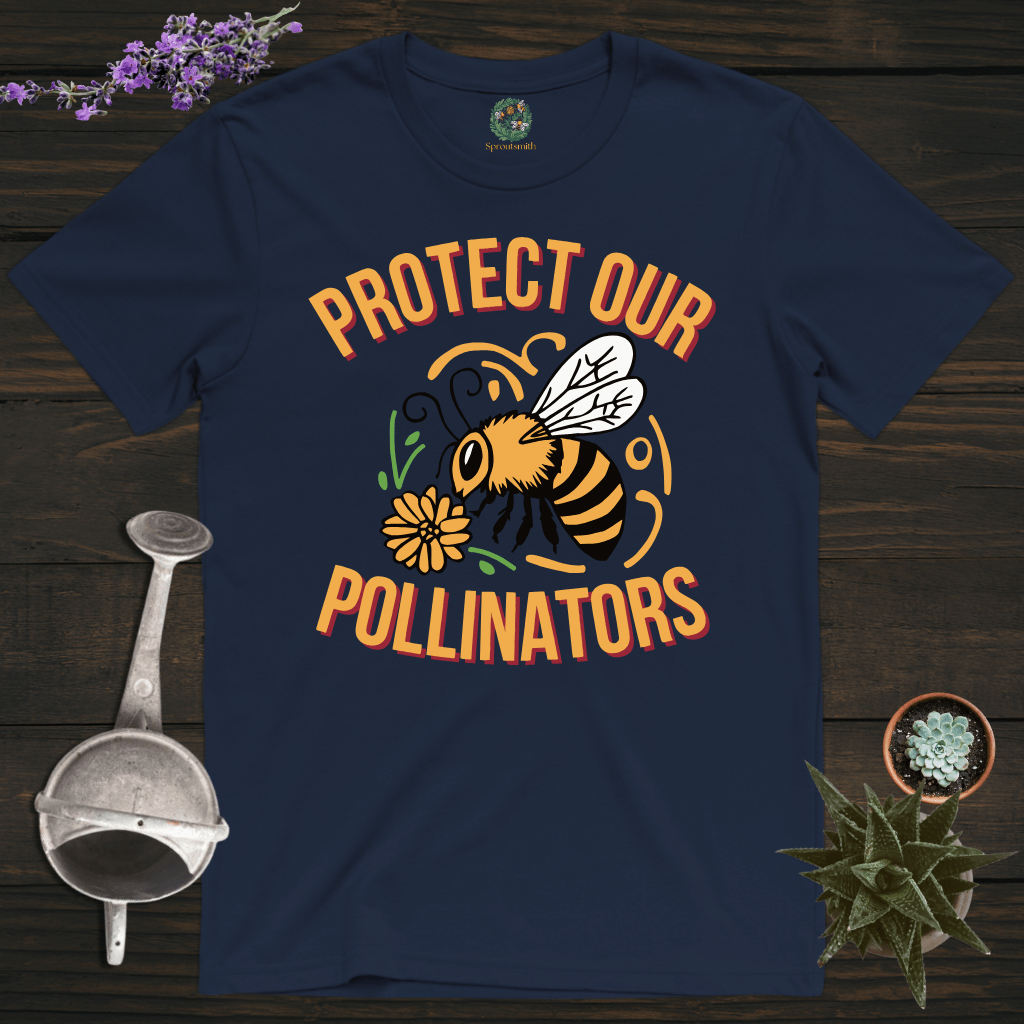 Sproutsmith T-Shirt Navy / S Protect Our Pollinators T-Shirt