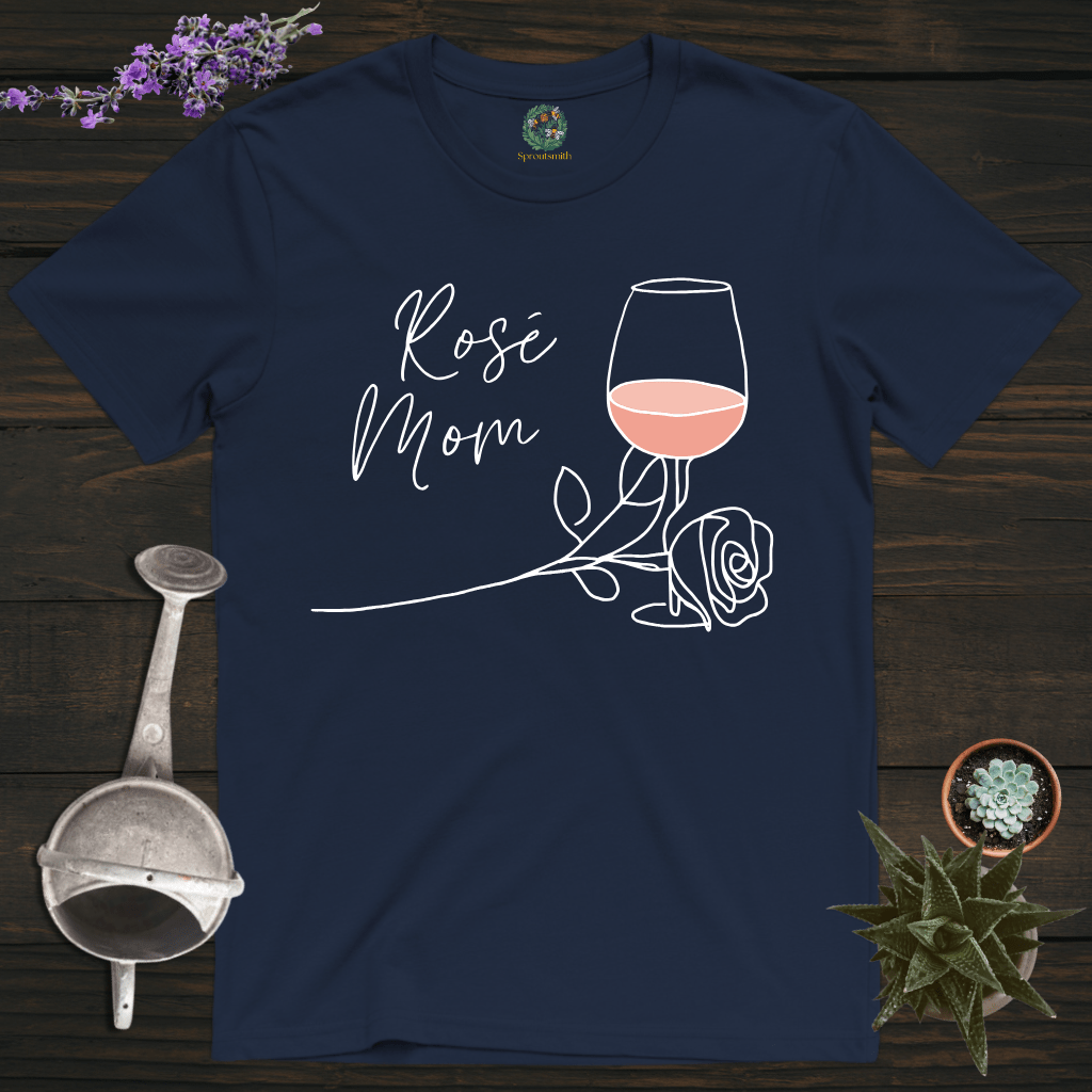 Sproutsmith T-Shirt Navy / S Rosé Mom T-Shirt