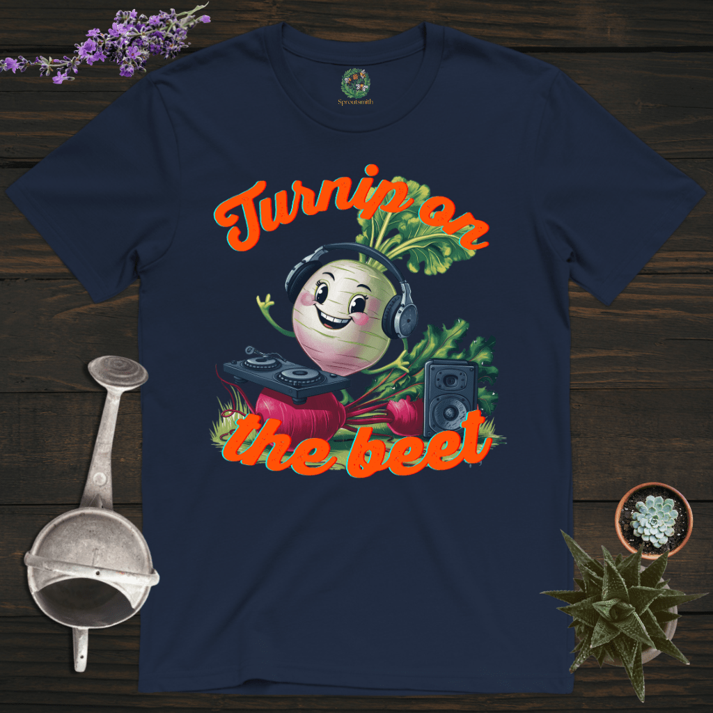 Sproutsmith T-Shirt Navy / S Turnip on the Beet T-Shirt