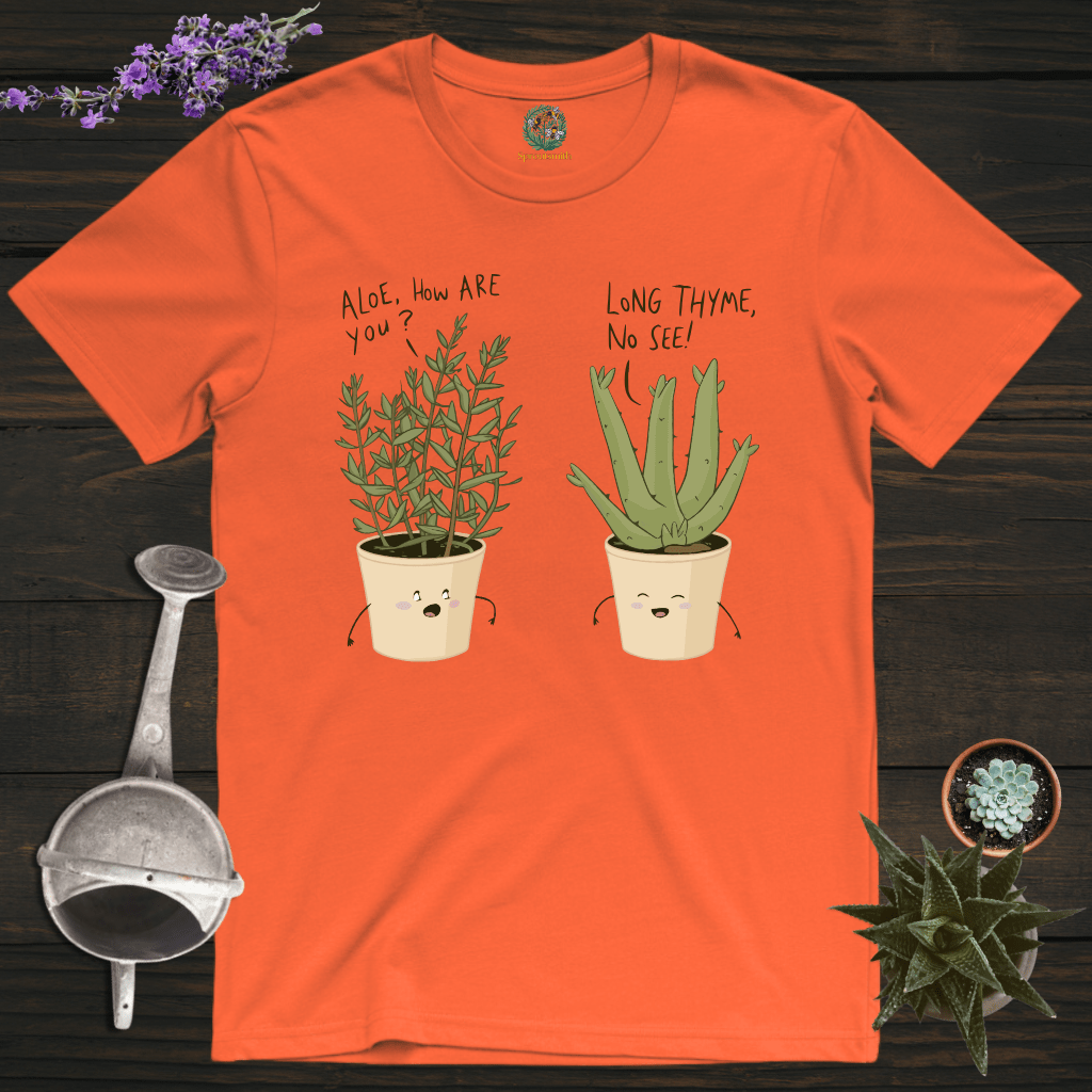 Sproutsmith T-Shirt Orange / S Aloe Meets Thyme T-Shirt