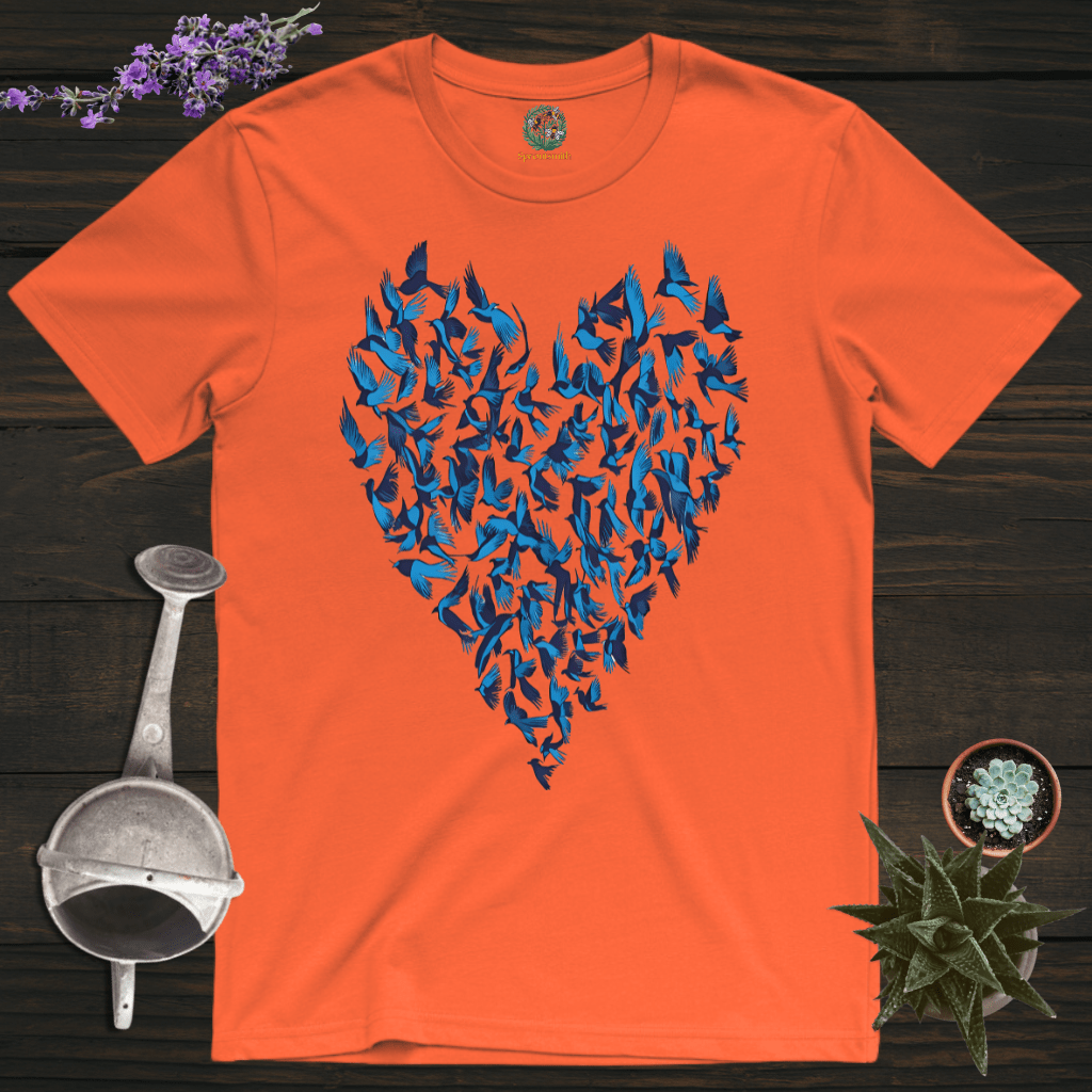 Sproutsmith T-Shirt Orange / S Blue Birds T-Shirt