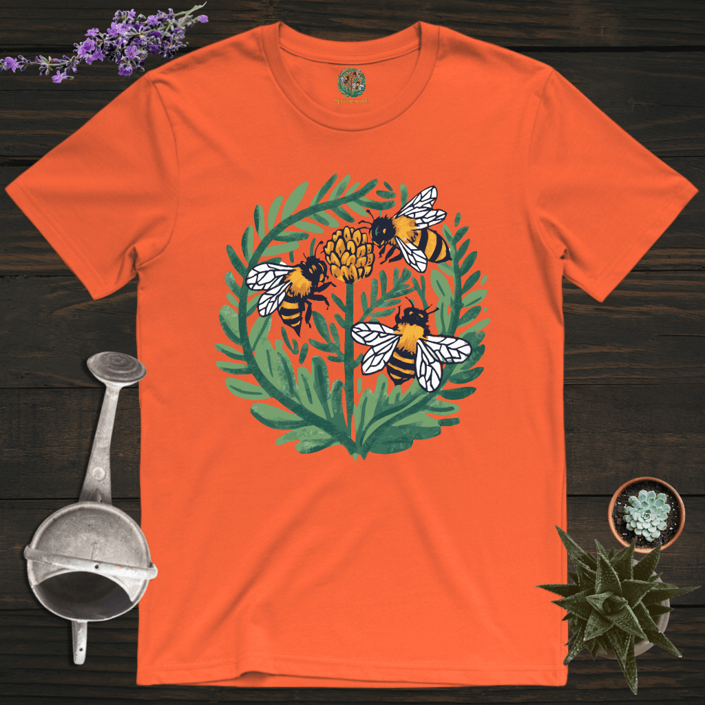 Sproutsmith T-Shirt Orange / S Busy Bees T-Shirt