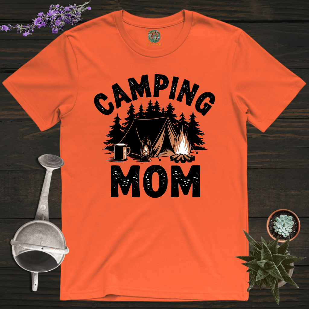 Sproutsmith T-Shirt Orange / S Camping Mom T-Shirt