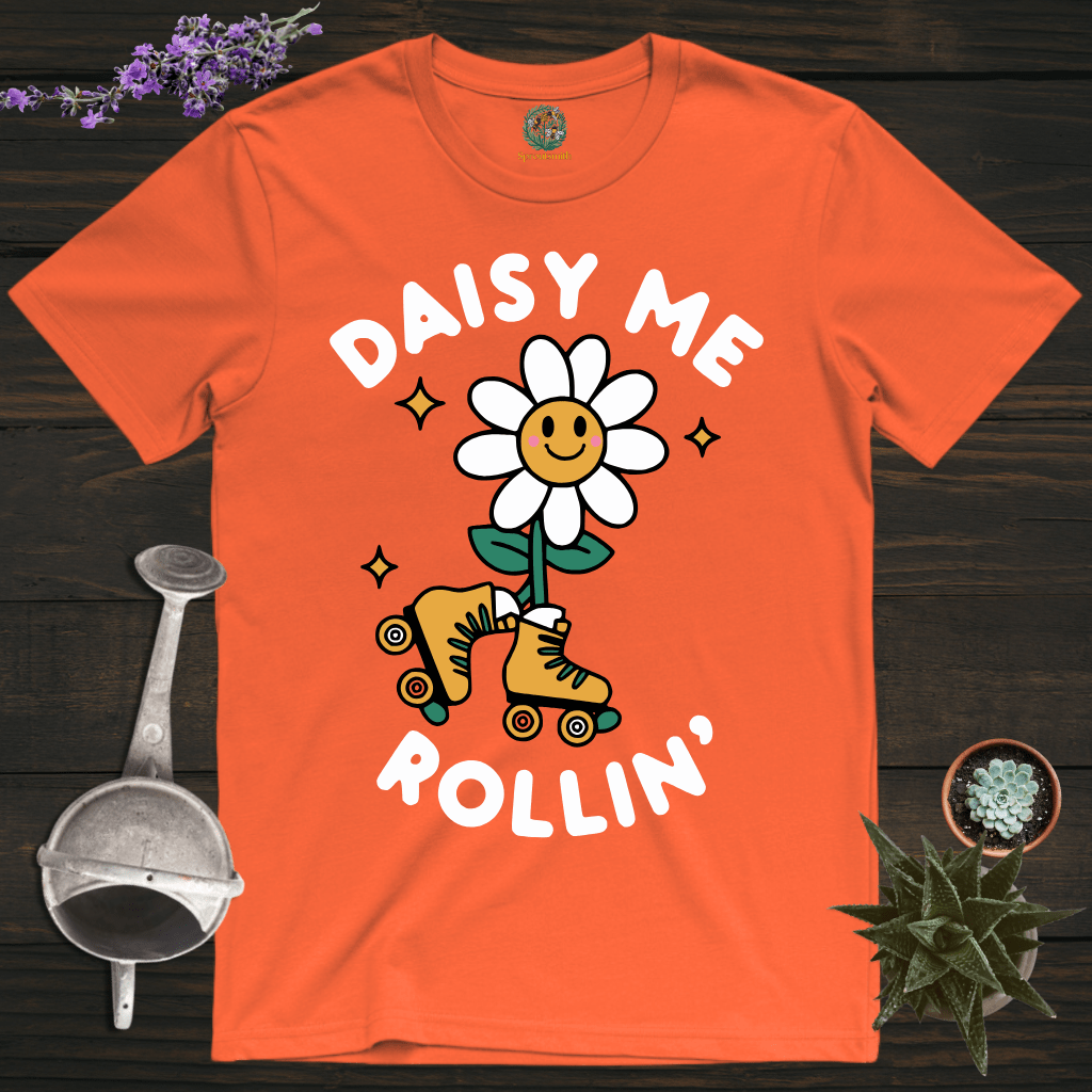 Sproutsmith T-Shirt Orange / S Daisy Me Rolling T-Shirt