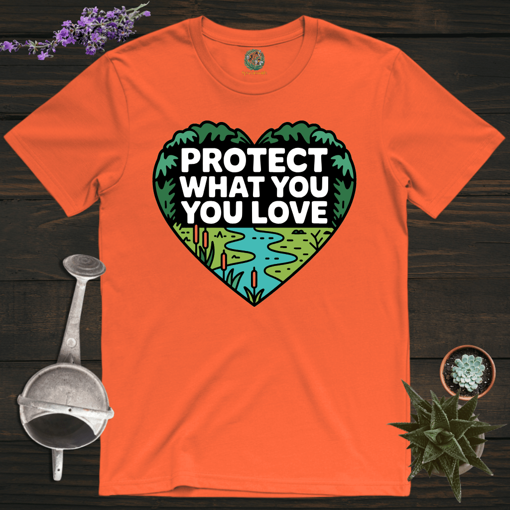 Sproutsmith T-Shirt Orange / S Protect What You Love T-Shirt