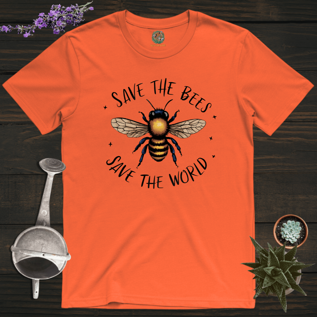 Sproutsmith T-Shirt Orange / S Save the Bees T-Shirt