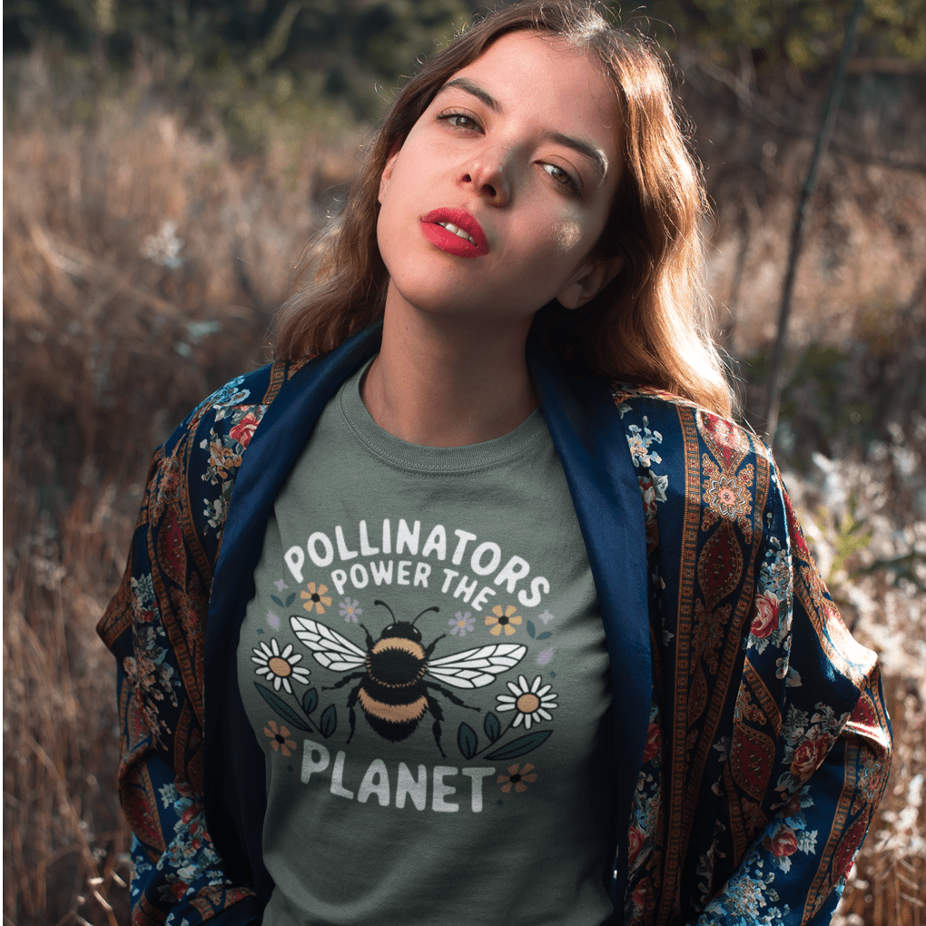 Sproutsmith T-Shirt Pollinators Power the Planet T-Shirt