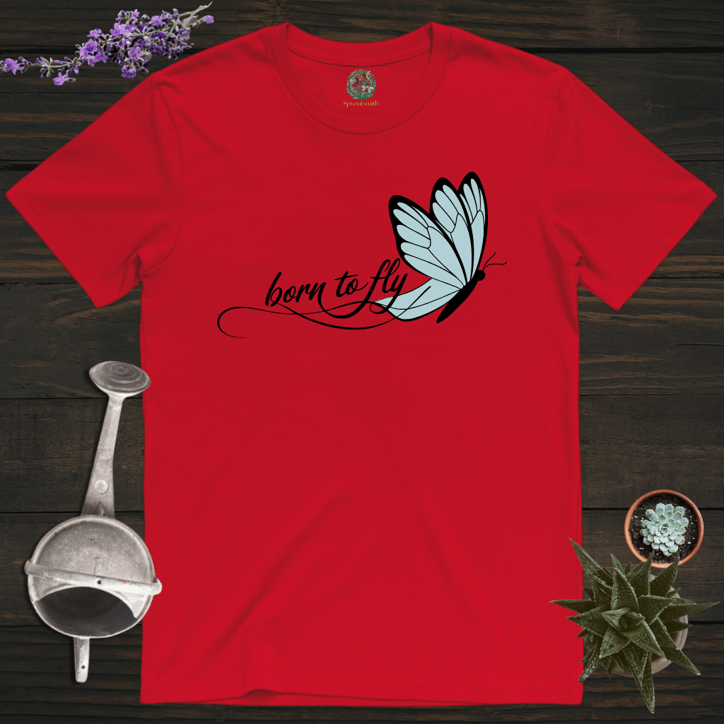 Sproutsmith T-Shirt Red / S Born to Fly T-Shirt