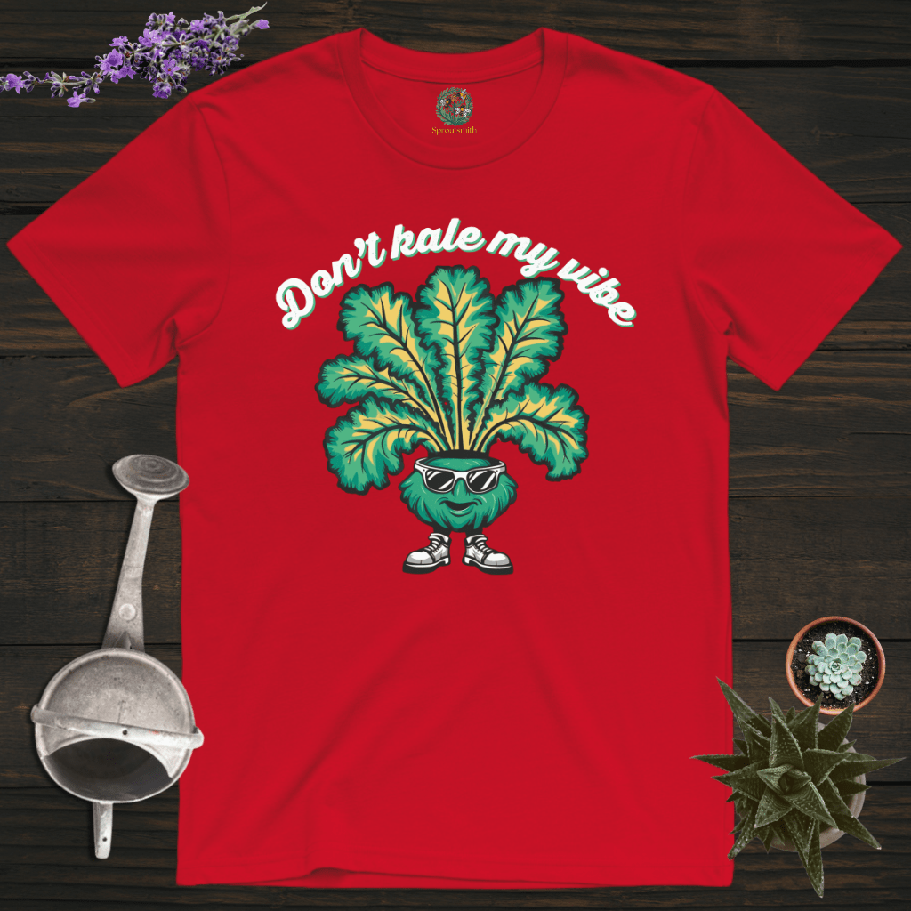 Sproutsmith T-Shirt Red / S Don't Kale My Vibe T-Shirt