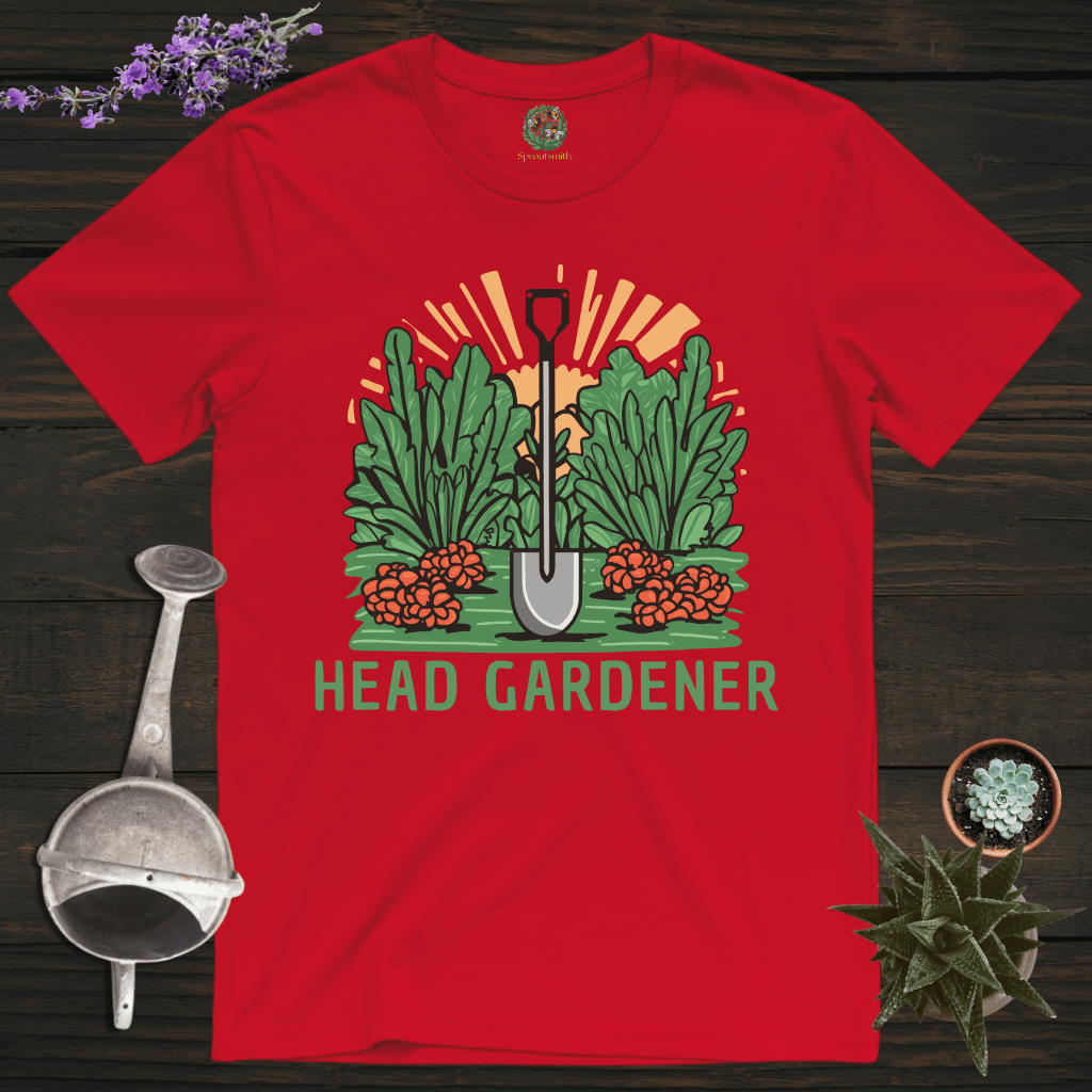 Sproutsmith T-Shirt Red / S Head Gardener T-Shirt