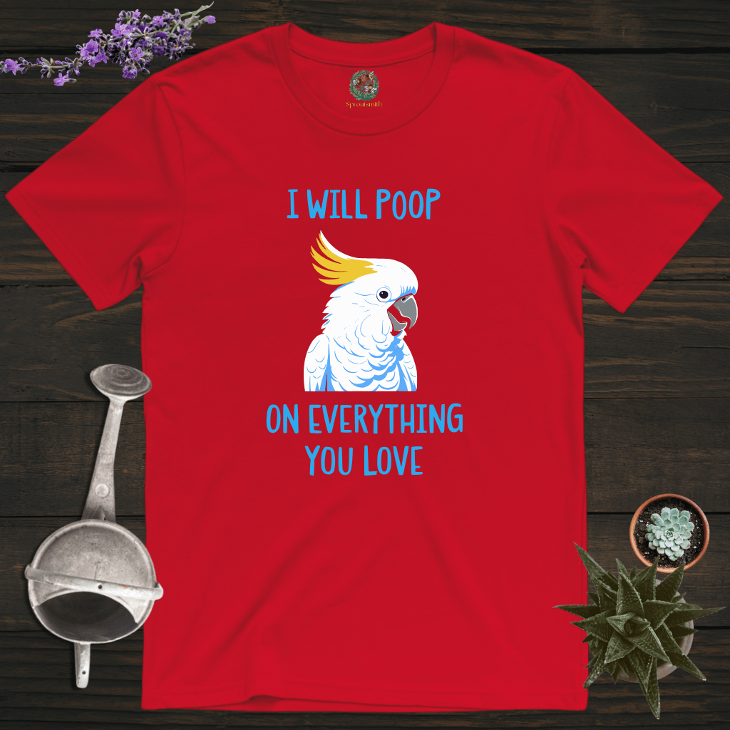 Sproutsmith T-Shirt Red / S I Will Poop T-Shirt