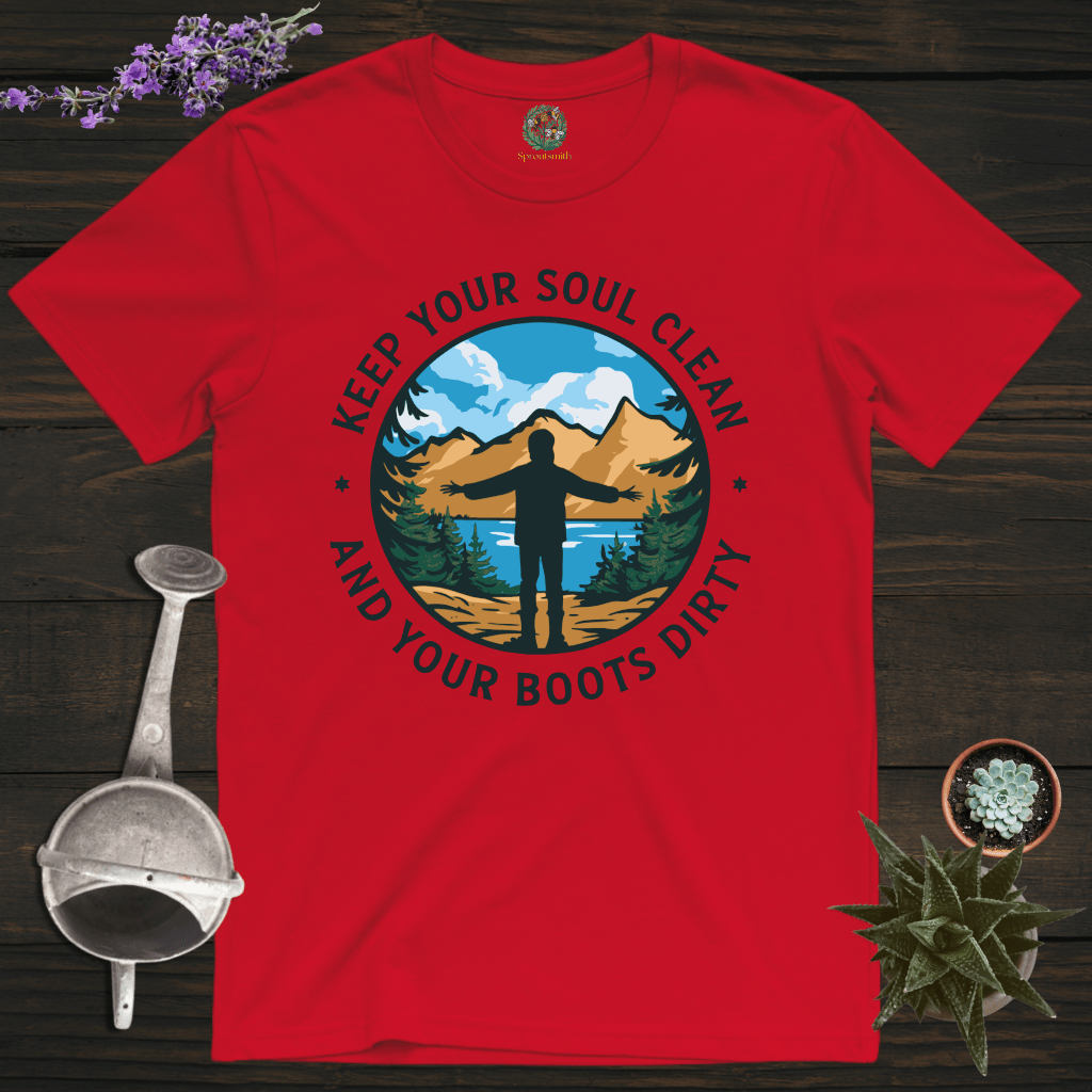Sproutsmith T-Shirt Red / S Keep Your Soul Clean T-Shirt