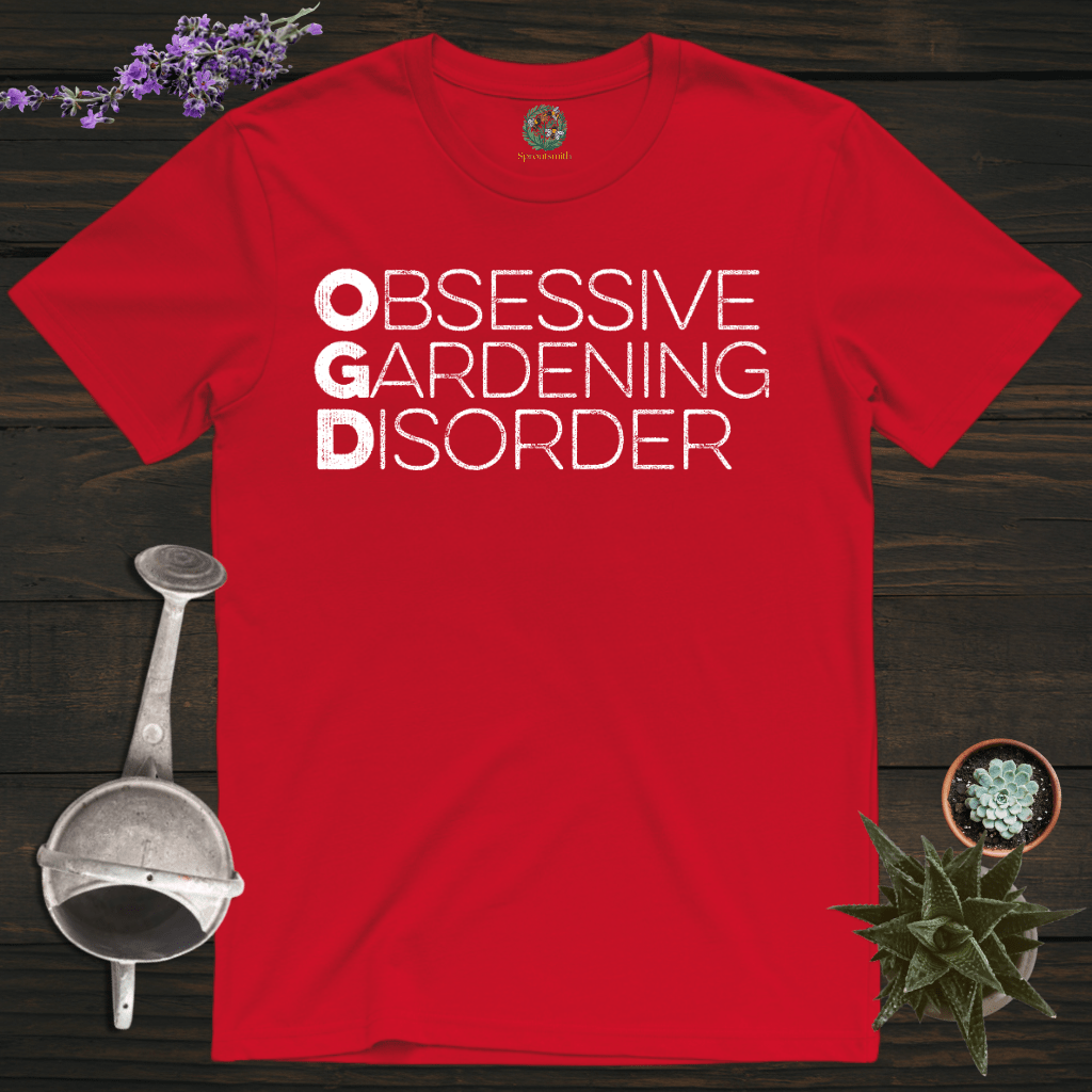 Sproutsmith T-Shirt Red / S Obsessive Gardening Disorder T-Shirt