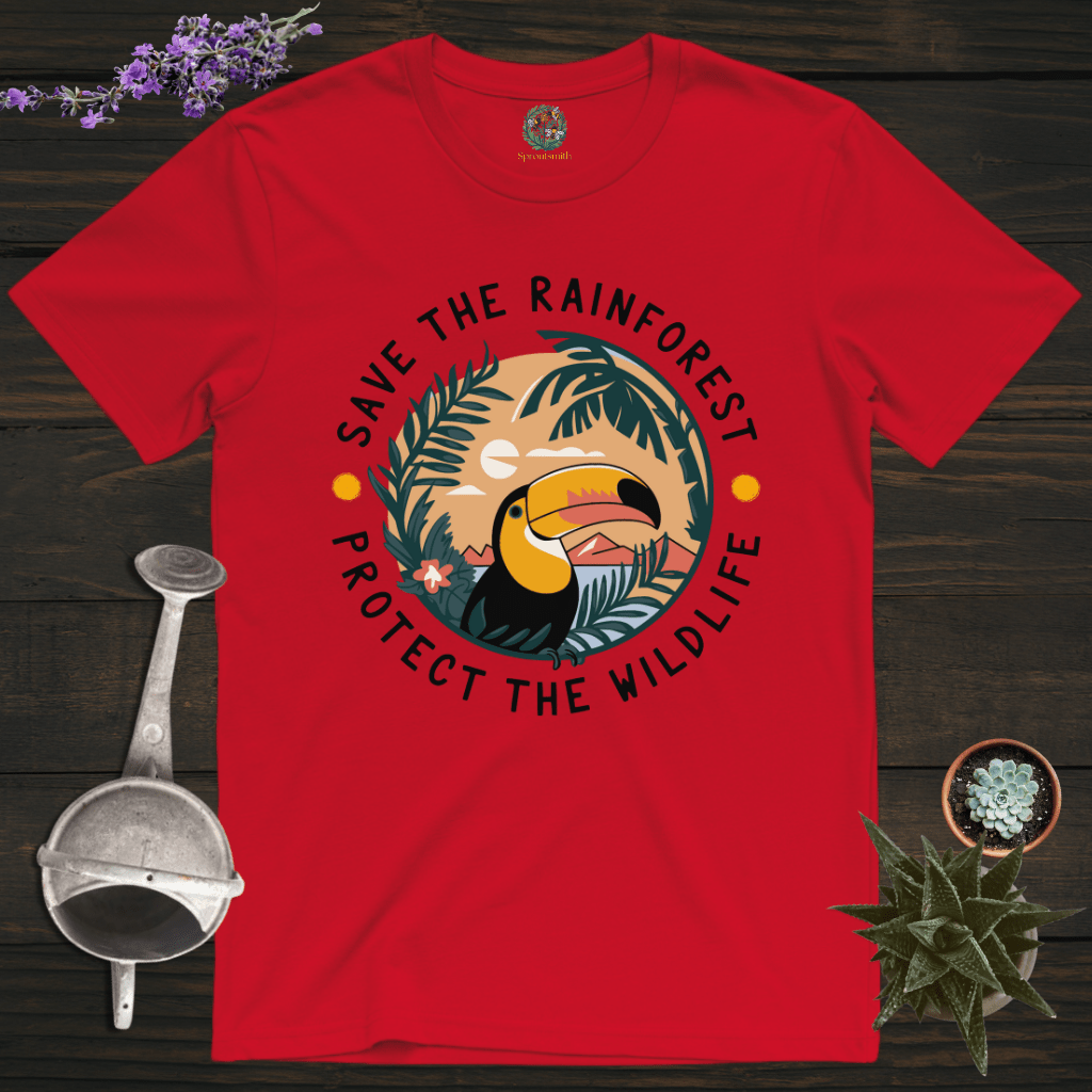 Sproutsmith T-Shirt Red / S Protect the Wildlife T-Shirt