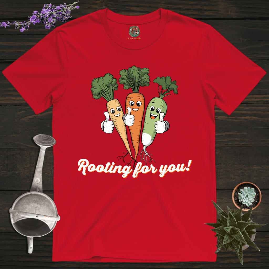 Sproutsmith T-Shirt Red / S Rooting For You T-Shirt