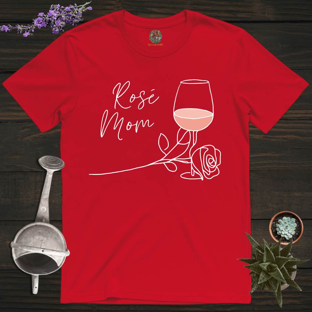 Sproutsmith T-Shirt Red / S Rosé Mom T-Shirt