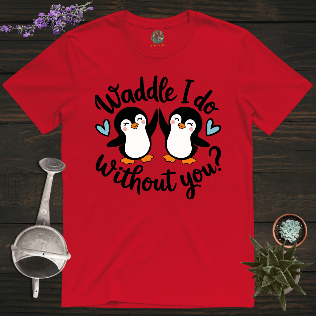 Sproutsmith T-Shirt Red / S Waddle I Do T-Shirt