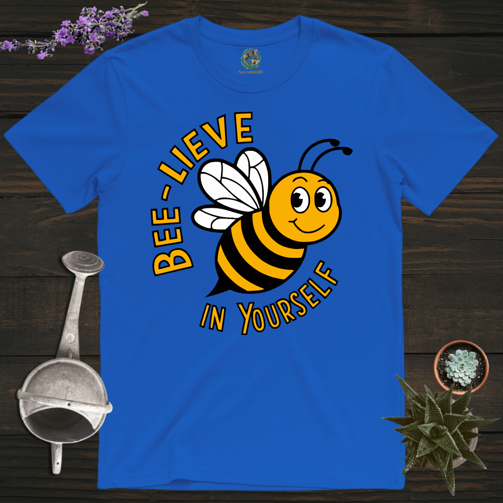 Sproutsmith T-Shirt Royal / S Bee-Lieve in Yourself T-Shirt