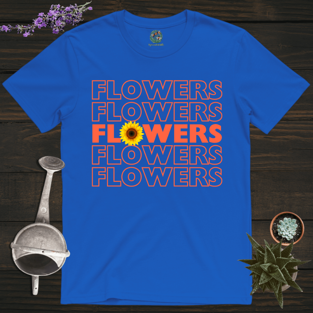 Sproutsmith T-Shirt Royal / S Flowers Flowers T-Shirt