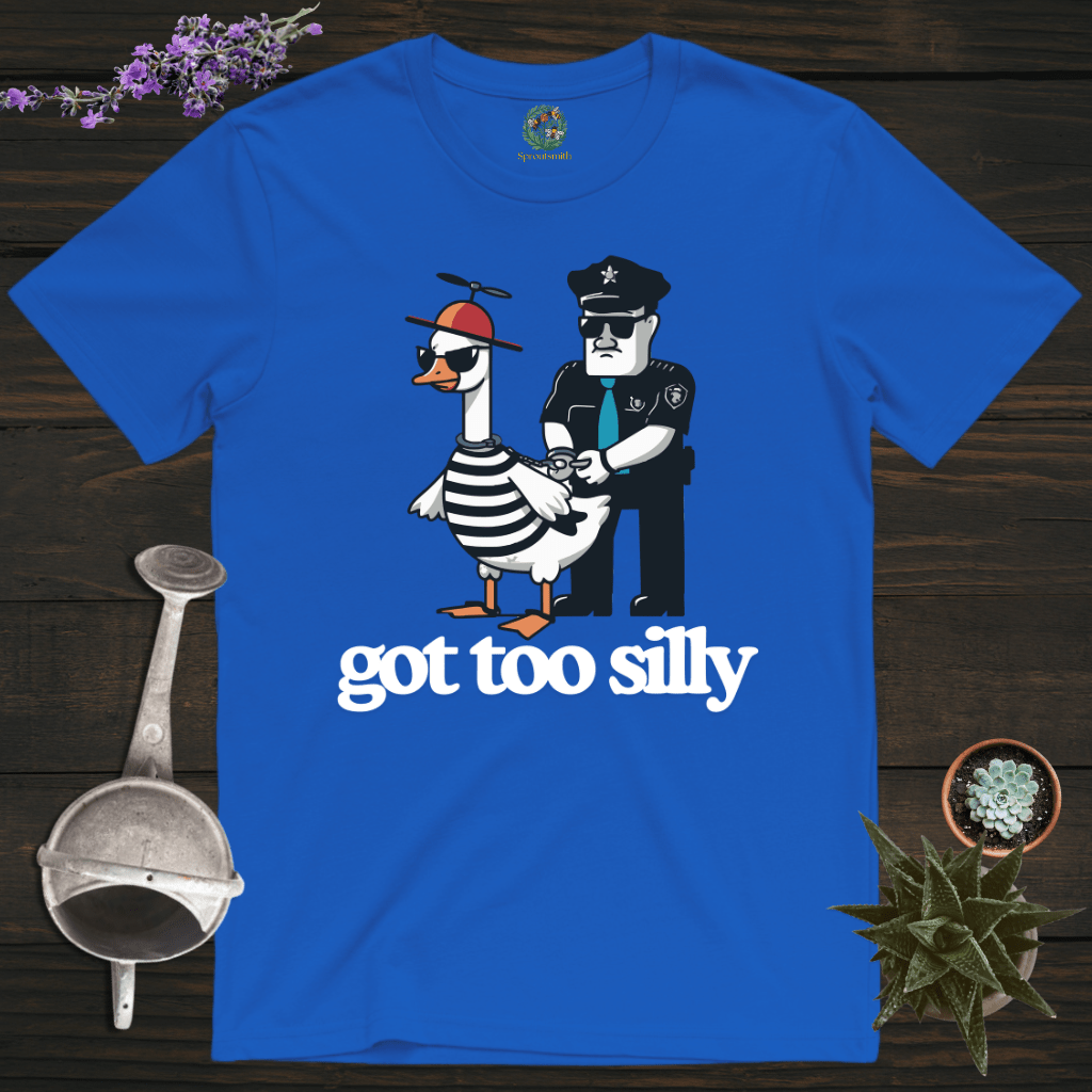 Sproutsmith T-Shirt Royal / S Goose Got Too Silly T-Shirt