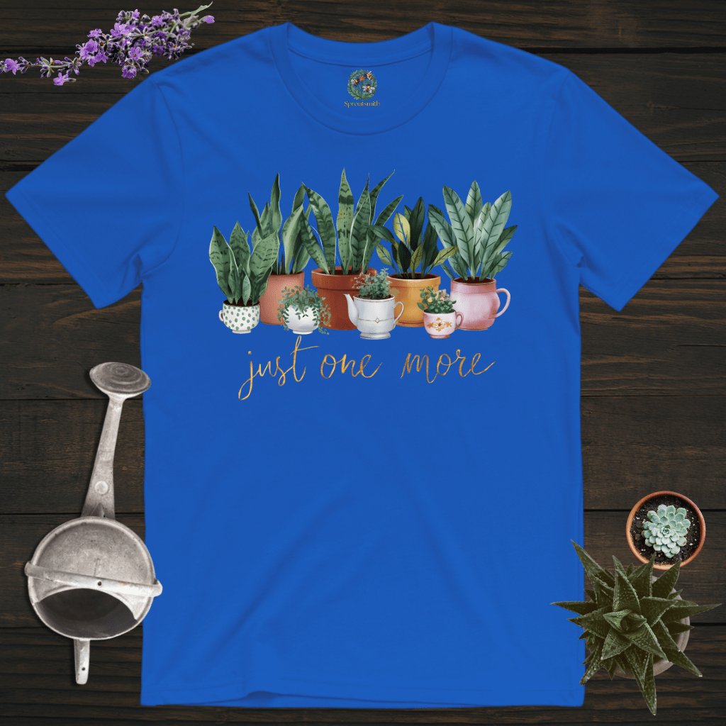 Sproutsmith T-Shirt Royal / S One More Plant T-Shirt