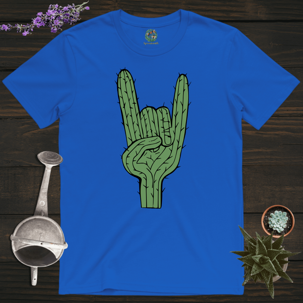 Sproutsmith T-Shirt Royal / S Rock On Cactus T-Shirt
