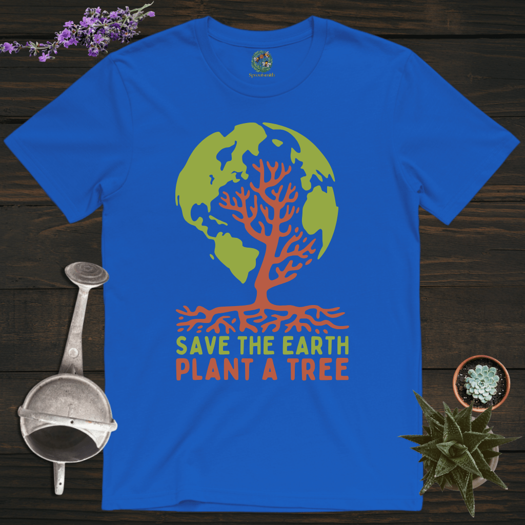Sproutsmith T-Shirt Royal / S Save the Earth T-Shirt