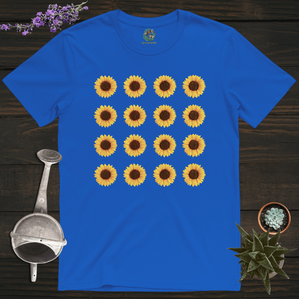 Sproutsmith T-Shirt Royal / S Sunflowers T-Shirt