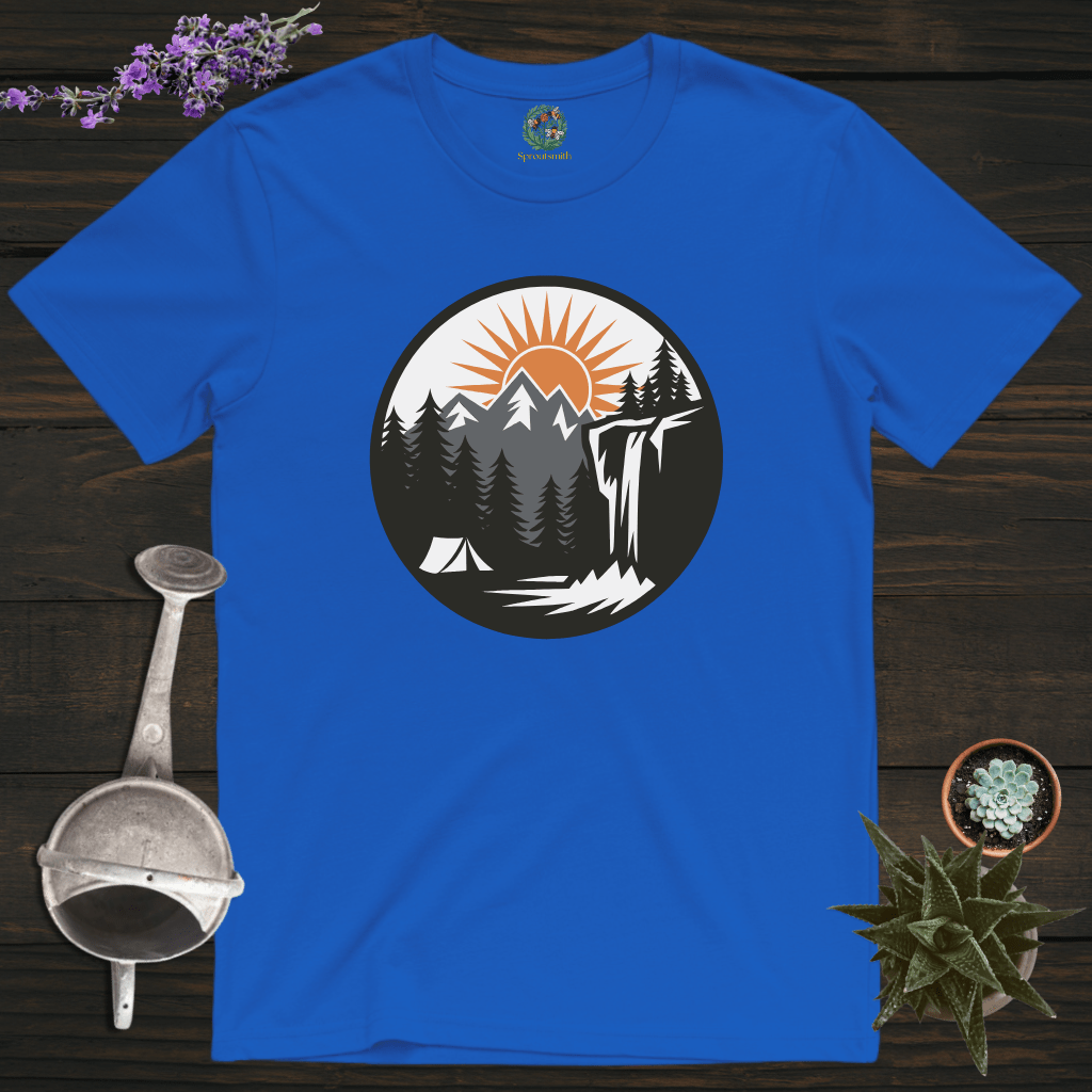 Sproutsmith T-Shirt Royal / S Sunset at Camp T-Shirt