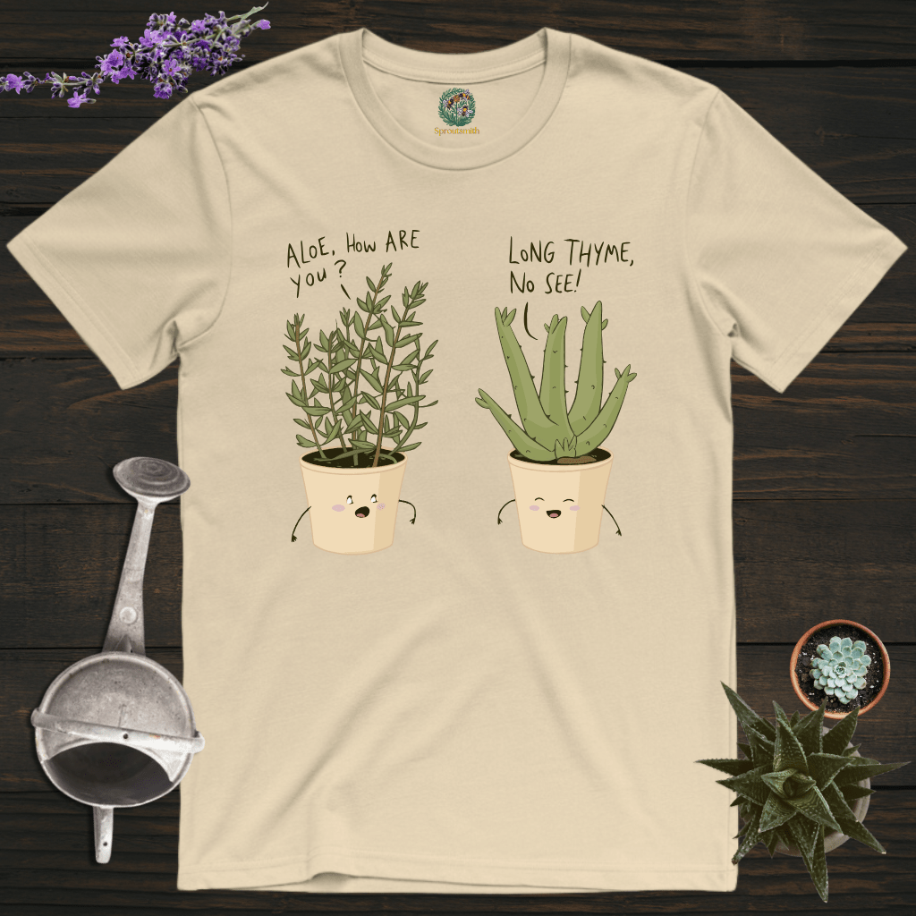 Sproutsmith T-Shirt Sand / S Aloe Meets Thyme T-Shirt