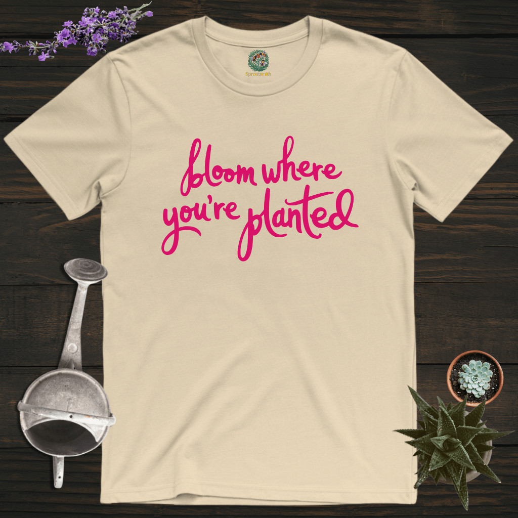 Sproutsmith T-Shirt Sand / S Bloom Where You're Planted T-Shirt