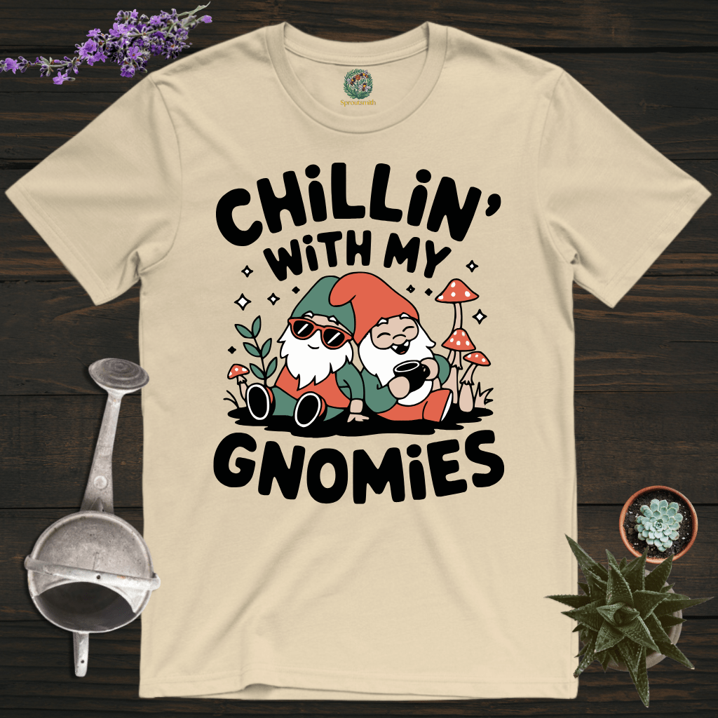 Sproutsmith T-Shirt Sand / S Chillin’ With My Gnomies T-Shirt