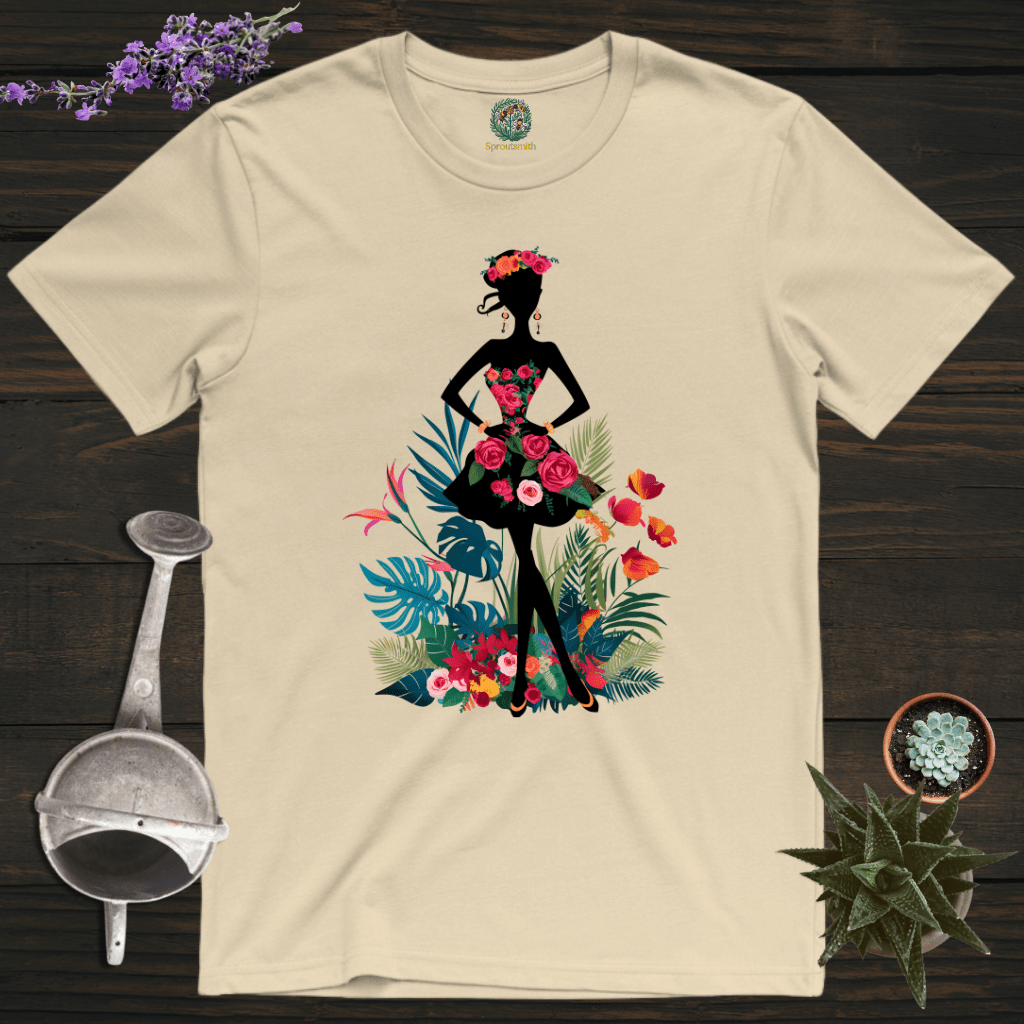 Sproutsmith T-Shirt Sand / S Floral Lady T-Shirt