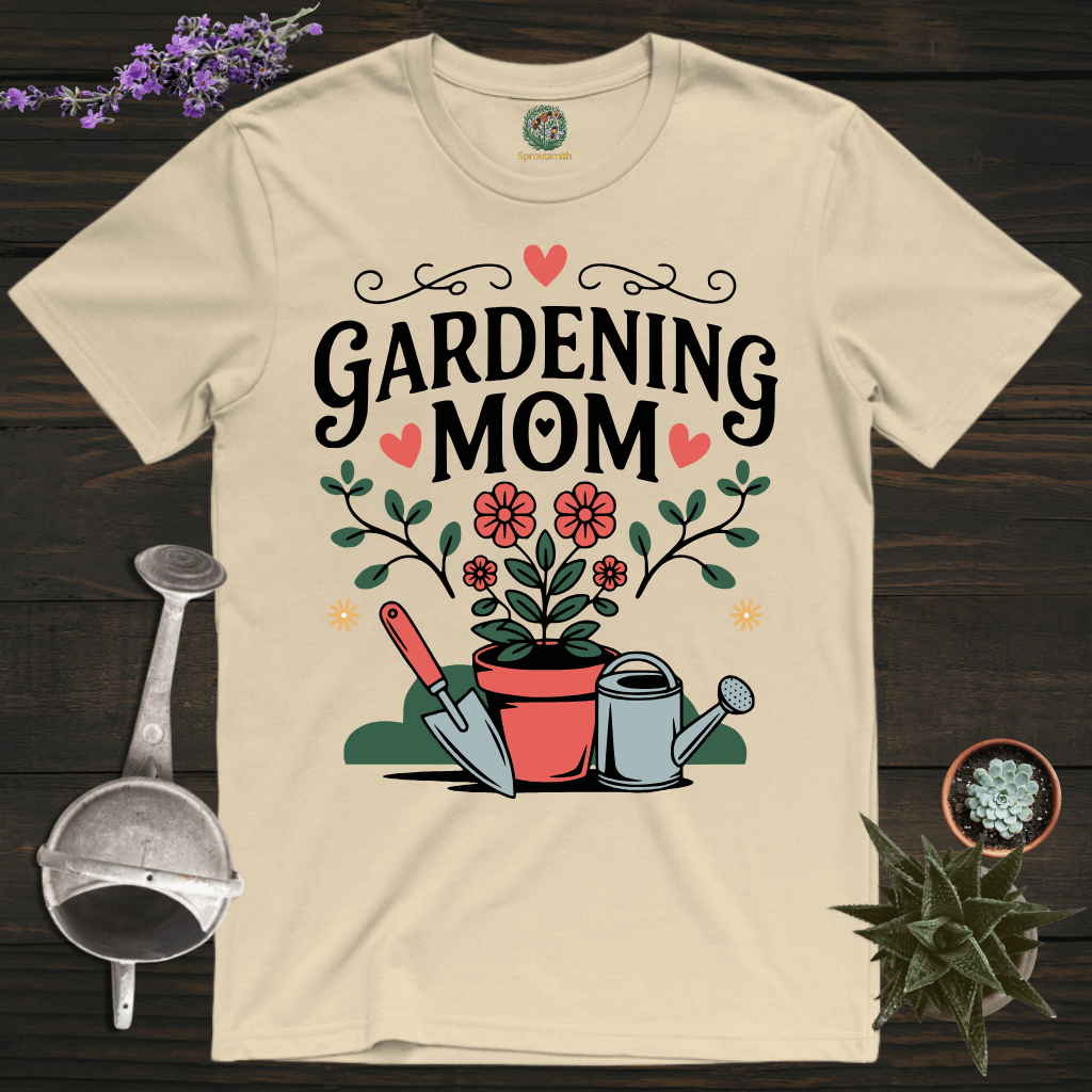 Sproutsmith T-Shirt Sand / S Gardening Mom T-Shirt