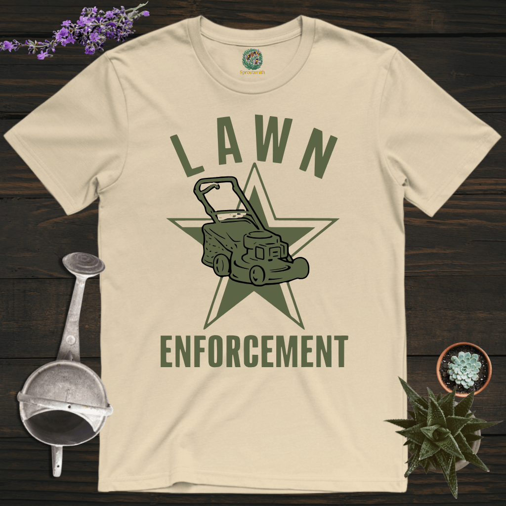 Sproutsmith T-Shirt Sand / S Lawn Enforcement T-Shirt